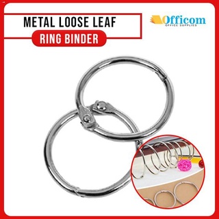 Stationery✈Metal Loose Leaf Ring Binder Multi-Function Binding Rings for DIY Arts & Crafts