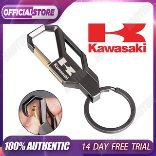 Kawasaki Motorcycle Car Keychain Men's Creative Alloy Metal Keyring Key Chain Ring Keyfob Gift