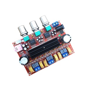 ❦TPA3116D2 2.1 channel digital audio amplifier board 12V 24V wide voltage 2*50W+100W power amplifier
