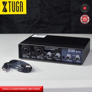 XTUGA E-22 Audio Interface Sound Card 2 Channels 24Bit/192Khz