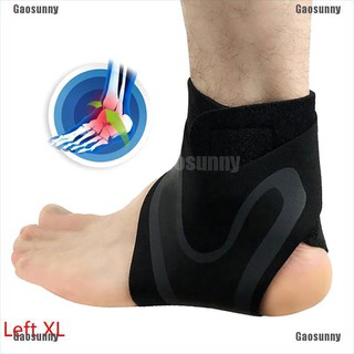 Adjustable ankle support brace foot sprains injury pain wrap guard protector (5)