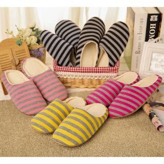 Couple's Winter Warm Slippers Indoor Floor Shoes Non-slip House Shoes