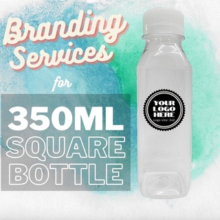 105 pcs empty 350ml square PET plastic bottle container for business-milktea, juice, tapioca, drinks (5)