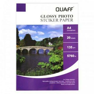 QUAFF glossy photo sticker 135gsm