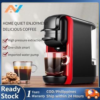 3-in-1 Espresso Capsule Coffee Machine Maker 0.6L for Nespresso Dolce Gusto Ground Coffee Household