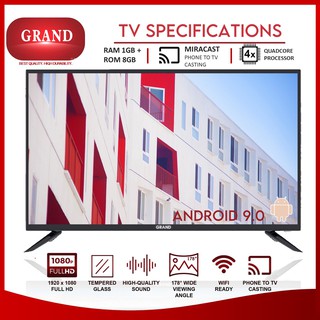 GRAND 40 Smart Led Tv with Built-In Tempered Glass Android 9.0 (4)