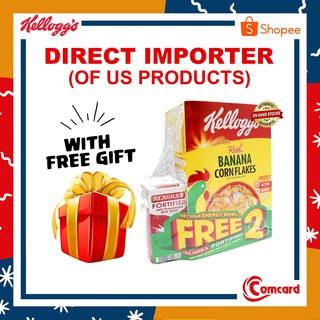 ☑️ On Hand! Buy 2 Packs of 180g Kellogg's Banana Corn Flakes Cereal w/ FREE 2 Alaska Milk (CUD) (1)