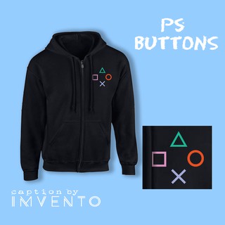 PS4 Hoodie Play Station Buttons Jacket Gamer Hoodie Unisex