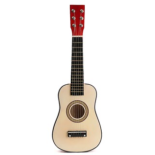23'' Wooden Acoustic Guitar With 6 String Beginners Practice