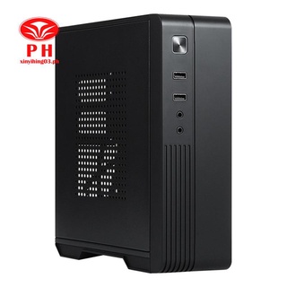 MX02 Mini ITX Computer Case HTPC Chassis USB2.0 for Office Business