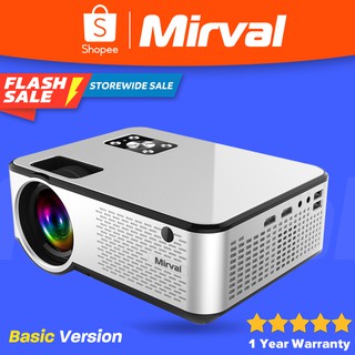 Mirval K4 LED 1080P Portable Projector 4K Home Theater 3000 Lumens LCD Video Proyector Classroom Office Projectors