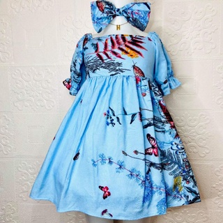 challice puff dress for kid