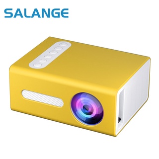 Salange T300 Mini LED Projector 1400 lumens 3.5mm Audio 320x240 HDMI USB Mini Beamer Home Media
