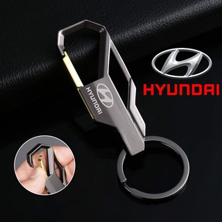 Hyundai Car Keychain Men's Creative Alloy Metal Keyring Keychain Key Chain Ring Keyfob Gift