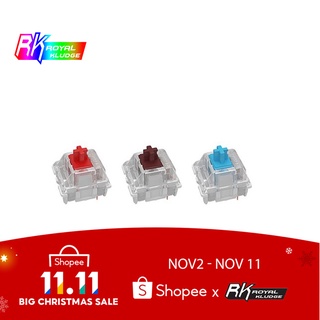 RK Royal Kludge RK Switch 3-pin RGB Hot-swappable For Mechanical Keyboard | 45 pcs
