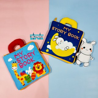 My Story Book: An Interactive Quiet Book Toddler Cloth Book Baby First Book TPC