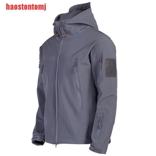 Ltqv [haostontomj]Waterproof Winter Mens Outdoor Jacket Tactical Coat Soft Shell Milit