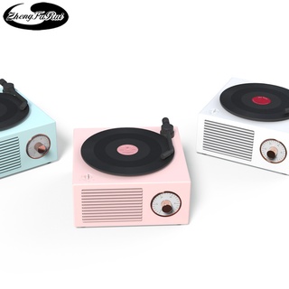 Retro atom vinyl record player bluetooth speaker audio desktop wireless multi-function mini speaker