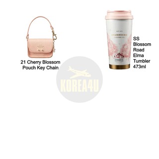 [Starbucks Korea 2021] Cherry Blossom MD1 Glass Cold Cup Tumbler Thermos Mug Pouch Keychain Muddler (7)