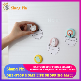 Cute Cartoon Three-dimensional Soft Fridge Magnet Creative Cute Things Magnetic Magnet Magnet Message Board Magnetic Sticker Household Fridge Magnet Household Hook Decoration