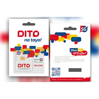 DITO sim card [easy to remember mobile number]