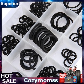 CRS.New Tool O Ring O-Ring Washer Seals Assortment Black for Car