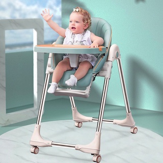 Toddler High Chair Foldable Dinning Chair With Adjustable Height Baby High Chair For Babies And Todd
