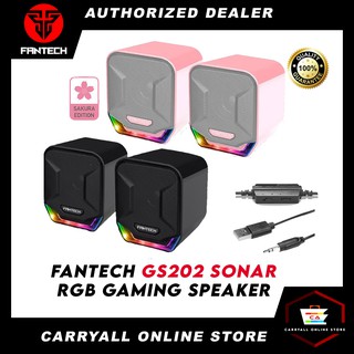 Fantech GS202 Sonar Gaming Speaker - Sakura Pink / Black