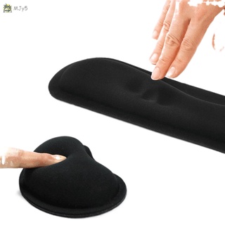 MJy5♡♡♡ Durable Memory Foam Set Nonslip Mouse Wrist Support/ Keyboard Wrist Rest for Office Computer