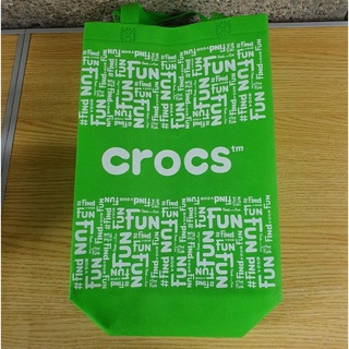 New products☢┇Crocs Accessories EcoBags Non-Woven Biodegradable Color Green