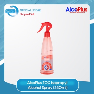 Alcoplus Red 70% Isopropyl Alcohol Spray (330ml)
