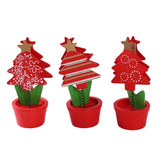 Mini Wooden Christmas Tree Desktop Ornaments Toy Home Christmas Party Decor