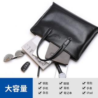 Men Clutches Camel Men's Handbag Genuine Leather Briefcase Computer Briefcase Casual First Layer Co
