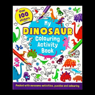 Dinosaur Coloring Activity Book
