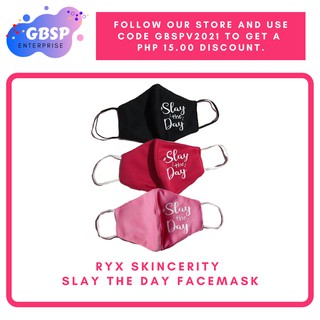 GBSP - RYX SKINCERITY FACEMASK (AVAILABLE IN LIGHT PINK, HOT PINK, AND BLACK)