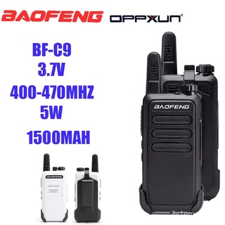Hot 2Pcs Baofeng BF-C9 Mini Walkie Talkie Portable USB Charging Rechargeable Handheld 2 Way Radio H