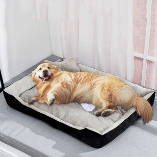 Removable Cushion Sleeping Bed Super Soft Dog Bed Washable Plush Pet Bed Dog House Pet Kennel Comfortable Mat Sofa For Large Dog Big dog Cat 592