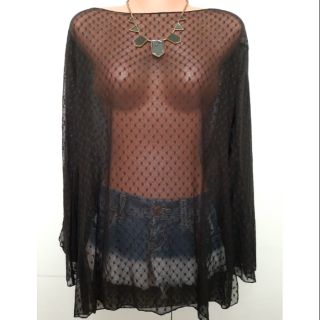 Sheer Cover Up (Heart Pattern)