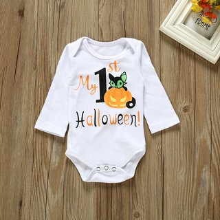 Baby Boys Girls Infant Newborn First Halloween Romper Jumpsuit Outfits Clothing