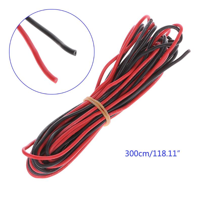 Silicone Wire 18AWG Heatproof Soft Cable RC Lipo Battery ESC