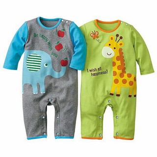 2016 Infant Baby Girl Boys Cartoon Clothes Romper Jumpsuit