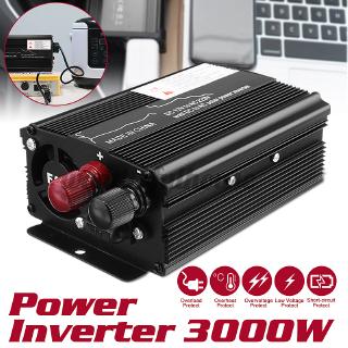 Solar Power Inverter LED 12v/24V DC to 110v/220V AC Sine Wave Converter