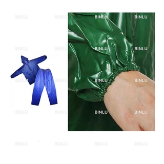 ✱✑✠Set raincoat,jacket and pants,bicycle,motorcycle raincoats,rain gear,kapote,green,blue,BINLU