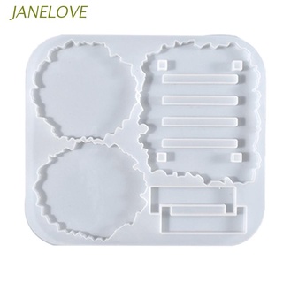 JLOVE Coaster Resin Molds Silicone Storage Rack Mold Epoxy Resin Casting Molds