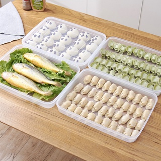 Multi-layer quick-frozen dumpling box chaos box egg box refrigerator fresh-keeping storage box