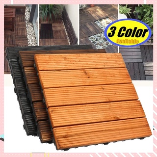【Available】30x30cm DIY Wood Patio Interlocking Flooring Decking