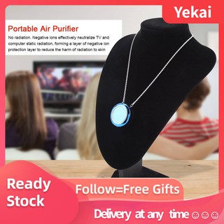 [READY STOCK] Personal Air Purifier Ionizer Necklace Mini Negative Ion Formaldehyde Remover OB