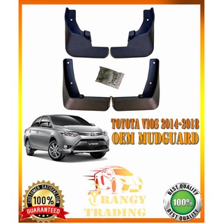 Toyota Vios 2014 to 2018 OEM Mudguard (Mud guard)2015 2016 2017