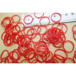 A Variety of Size-High Elastic Red Rubber Band Elastic Band Rubber Band Hair Accessories Natural Nat