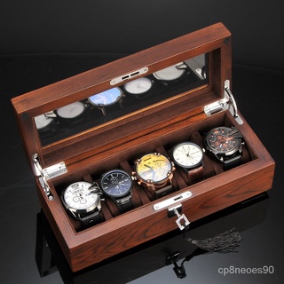 kesj Li Li Elm (Solid Wood Jewelry Watch Box Storage Box Hand Catenary Plate Display Box Jewelry Col
